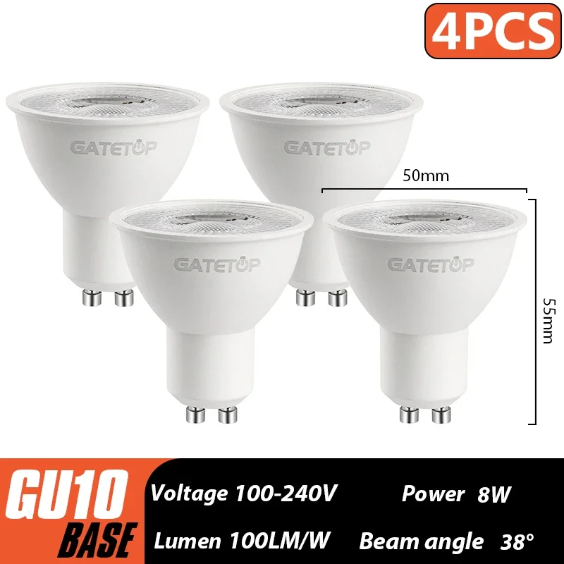 gu10 8W 38degree