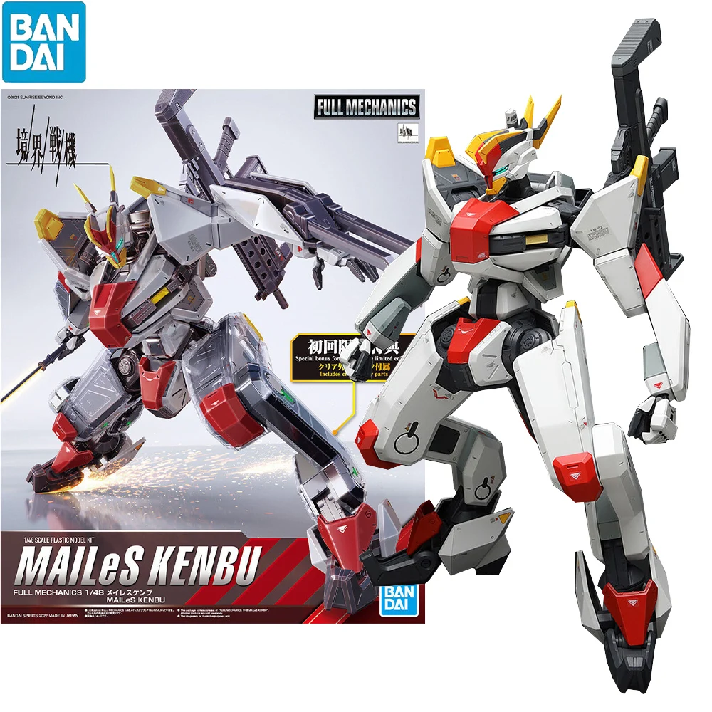

В наличии BANDAI, полная механика, FM 1/48, YM-02 мужские сборные модели KENBU, Ver. Коллекционные Аниме фигурки героев
