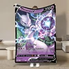 Japanese Anime Pokemon Card HD Cartoon Plush Blanket for Bed Sofa Soft Flannel Throw Fluffy Children Picnic Blankets Kids Gift 5