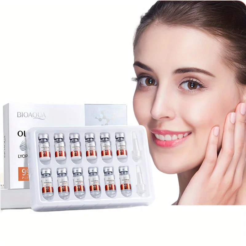 Oligopeptide Freeze-Dried Powder Set Specially Designed for Sensitive Skin Hydrates and Moisturizes Tightens the Skin Makes It Smooth and Increases Skin Elasticity Make Your Skin Look Younger Care Freeze-Dried Powder Suitable for All Types