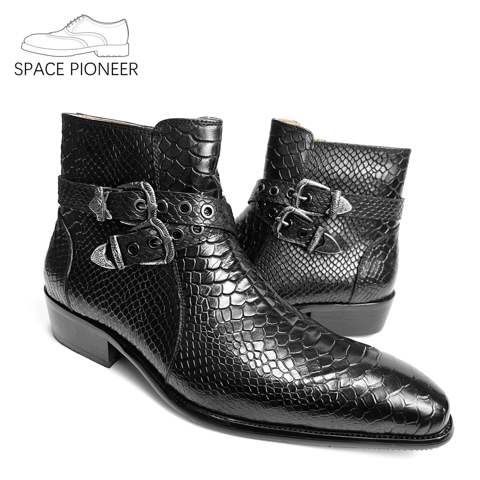 MensLeatherBootsHandmadeGenuineLeatherMensAnkleBootsHighTop