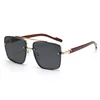 Vintage Square Sunglasses Men New Classic Double Bridge Gradient Shades Trendy Retro Brand Designer Outdoor Sun Glasses