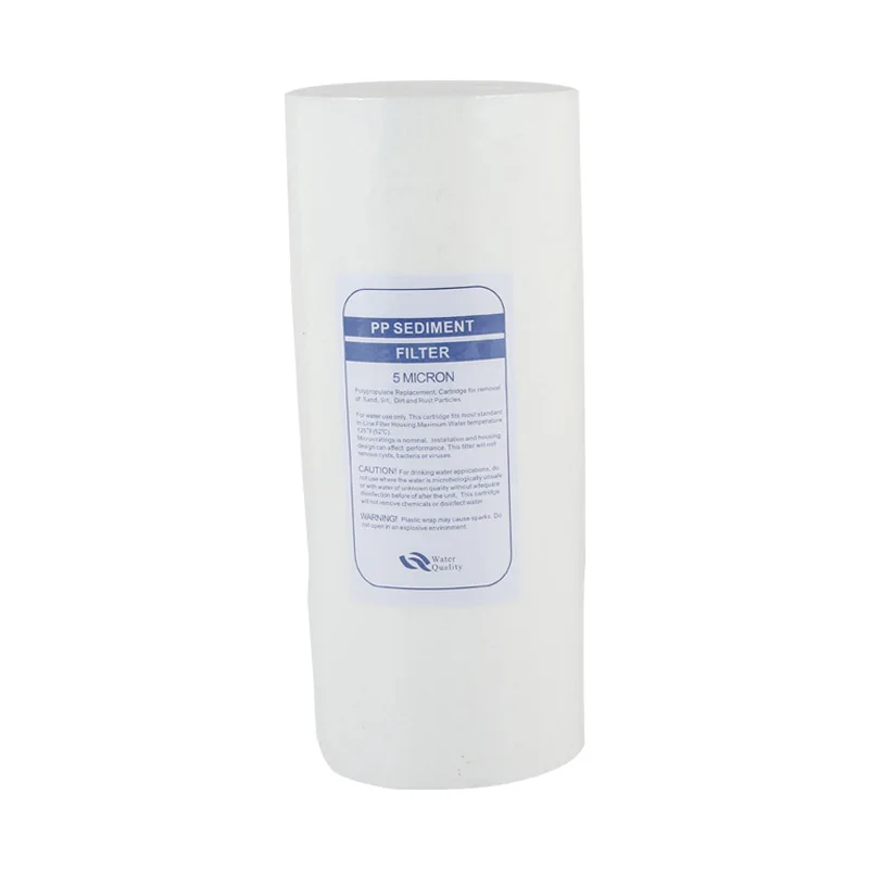 1pc 10inch PP Cotton Filter Element Water Purifier Filter Element Front Shell 1/5micron Bottle Accessories