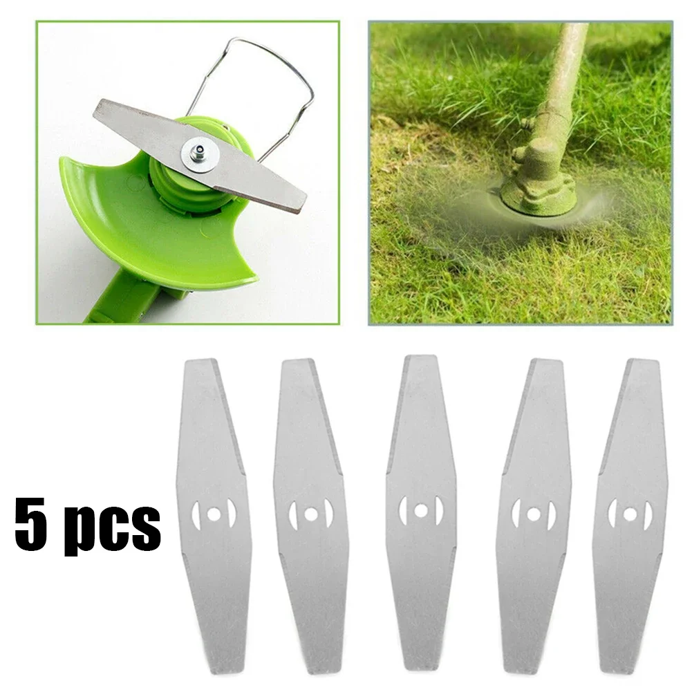Grass Trimmer Head Grass Trimmer Lawn Mower Trimmer Blade Brush Cutter Accessories Grass Trimmer Blade Mower Accessories 5pcs
