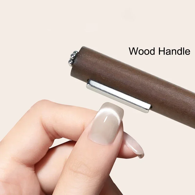 Strong Magnetic Stick Cat Eye Gel Polish 3-IN-1 Nail Magnet Tool Nails Art Design Magnet Pen Glitter Effect Manicure Tools Magnetic Cat Eye