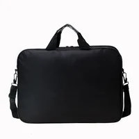 15.6 Inch 17 In Laptop Bag Business Portable Nylon Computer Handbags Laptop Shoulder Handbag Zipper Shoulder Simple Style - Image 4