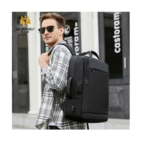 Arctic Hunter 2023 New Men's Travel Waterproof Backpack USB Charging 15.6" Laptop Backpack with Anti-Theft Lock 2