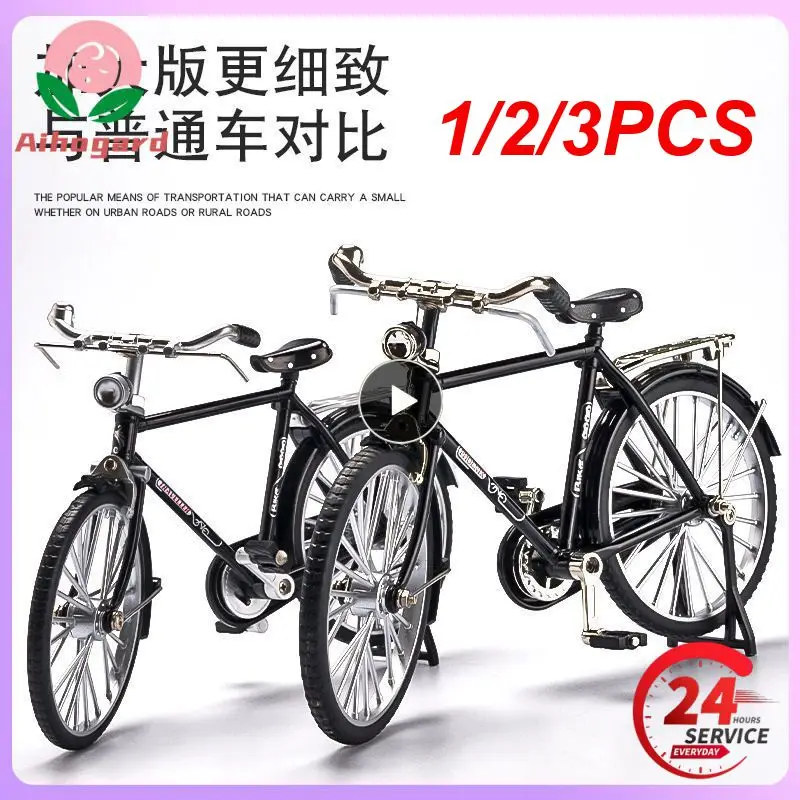 

1/2/3 шт., детский мини-велосипед из металлического сплава