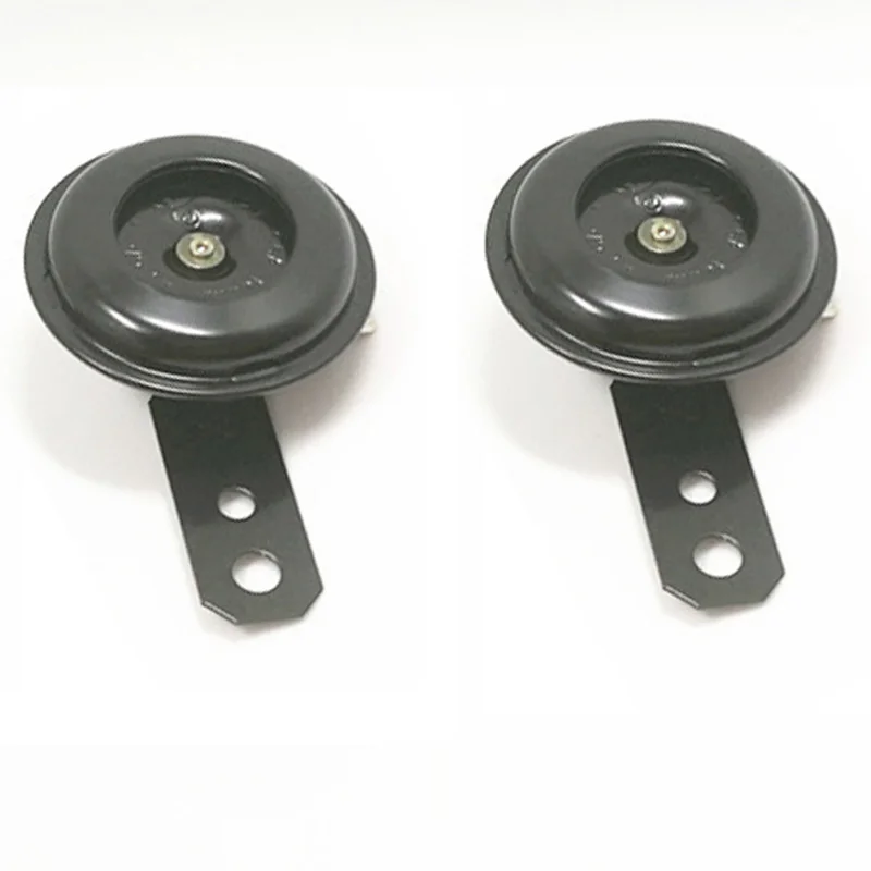 Universal Motorcycle Horn Kit Air Signal 12v 1.5A 105db Waterproof Round Loud Horn Speakers For Scooter Moped Dirt Bike ATV