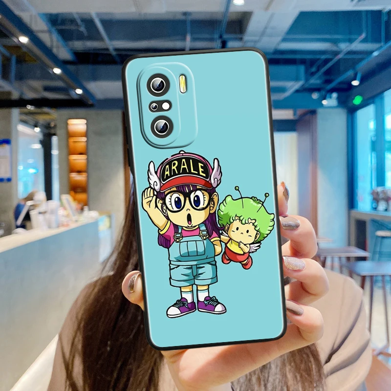thumbnail image 1 of Arale Anime para Xiaomi Redmi Note 13, 12, 11E, 11S, 11, 11T, 10, 10S, 9, 9S Pro Plus, 4G, 5G, funda negra para teléfono, 1 of 5