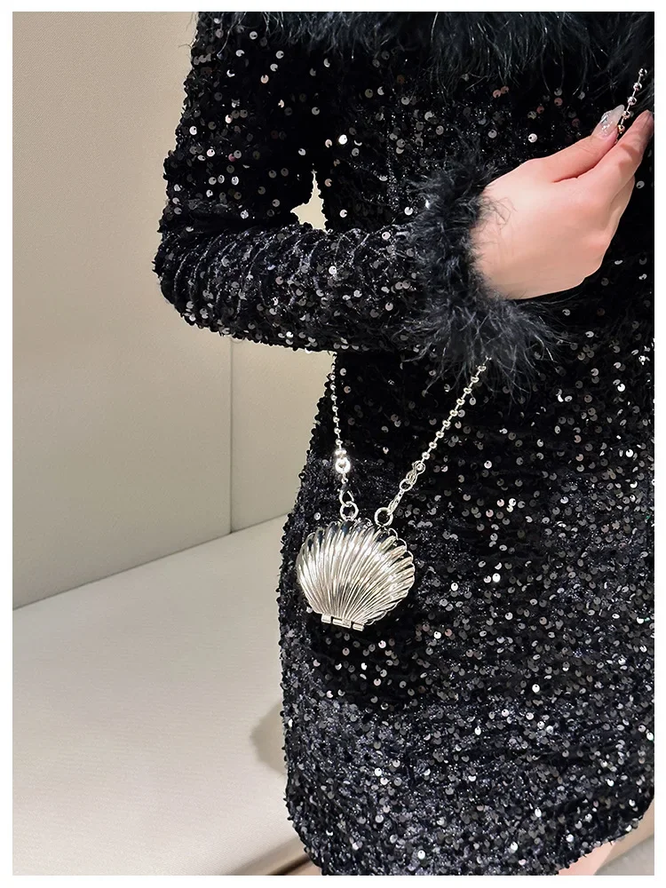 Lipstick Bags Fashion Pearl Handbag