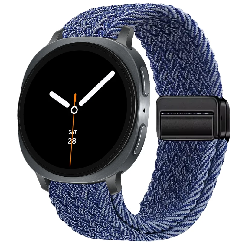 Braided Nylon Solo Loop Bracelet - Magnetic Sports Strap