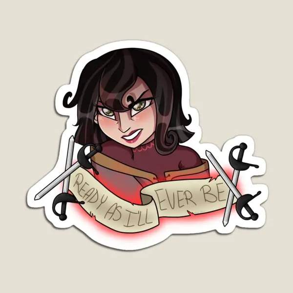 

Ready As I Ll Ever Be Cassandra Magnet for Fridge Organizer Home Stickers Toy Baby Refrigerator Magnetic Colorful Kids Holder