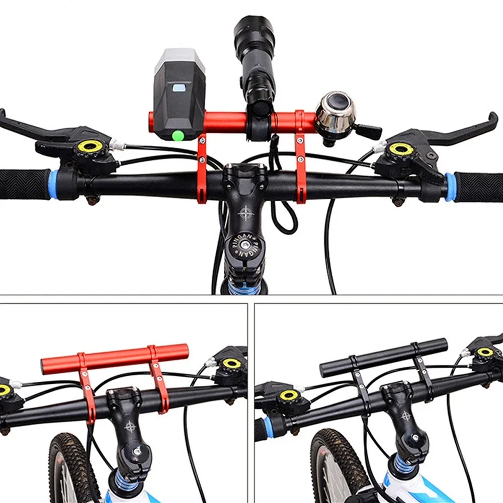 Tube Bicycle Handlebar Extender Mount Mountain MTB Bike Cycling Headlight Bracket Lamp Flashlight Holder Accessorie 10/20/30CM bicycle accessories bicycle handlebar extender bicycle handlebar extension bicycle bracket