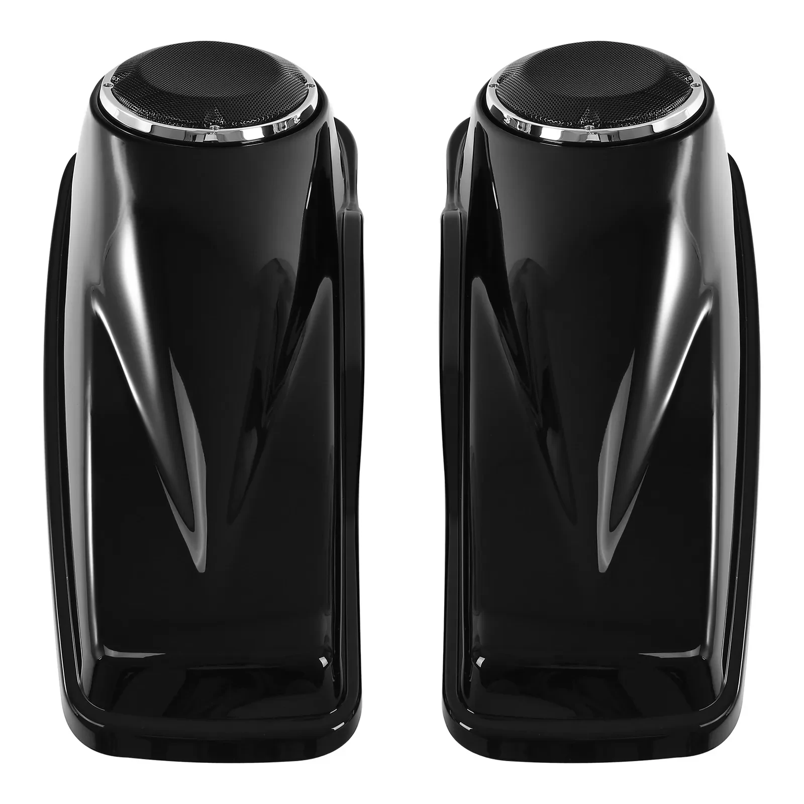 Motorcycle 6.5" Saddlebags Speaker Lids For Harley Touring Road King Street Electra Glide 2014-