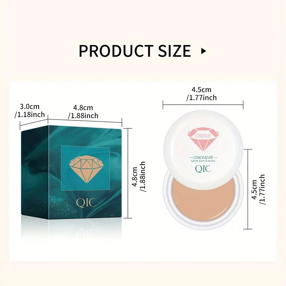 High Coverage Concealer Cover Anti Dark Circle Freckle Long-lasting Waterproof Foundation BB Cream for Face Makeup Base Cosmetic 2