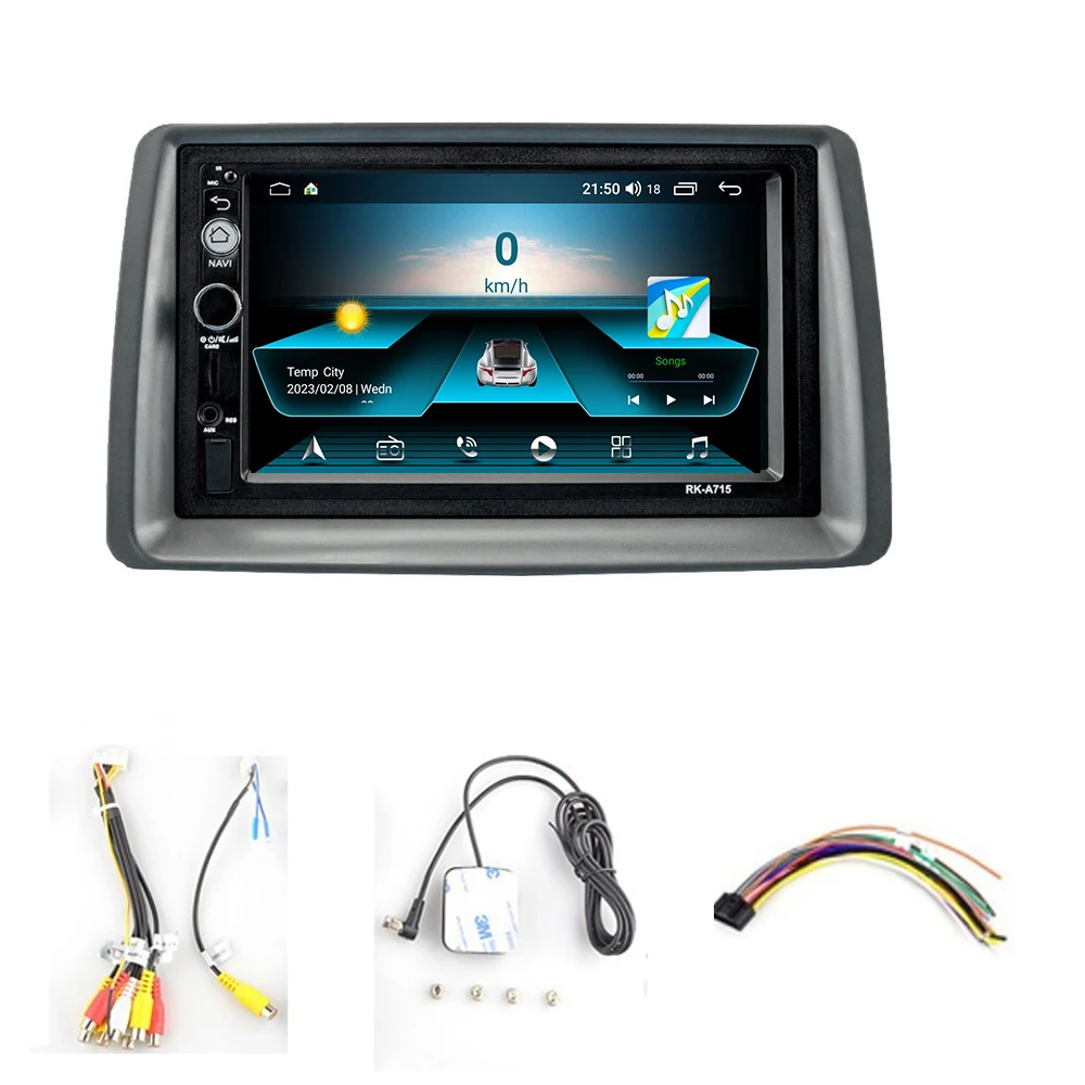 Autoradio 7 Pollici Con Carplay Wireless, GPS E WiFi Per Fiat Panda 2003-2012 – Touch Screen HD