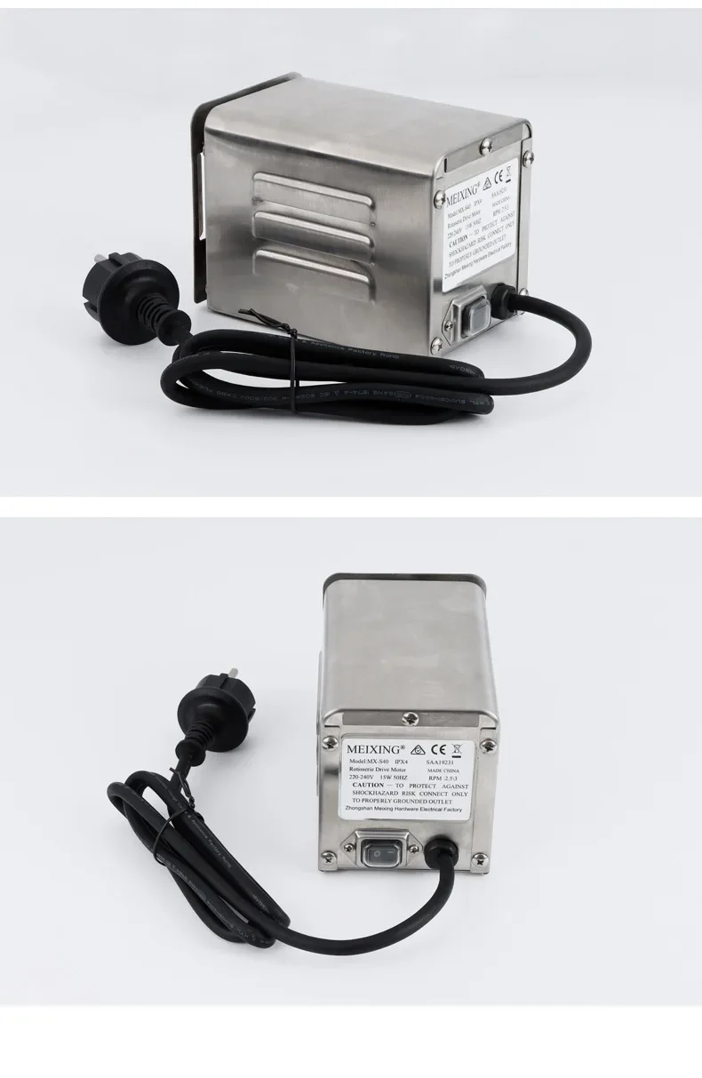 220V/110V 40-60kg Rotating Rack Barbecue Machine Electric Barbecue Motor BBQ Motor Outdoor Tool