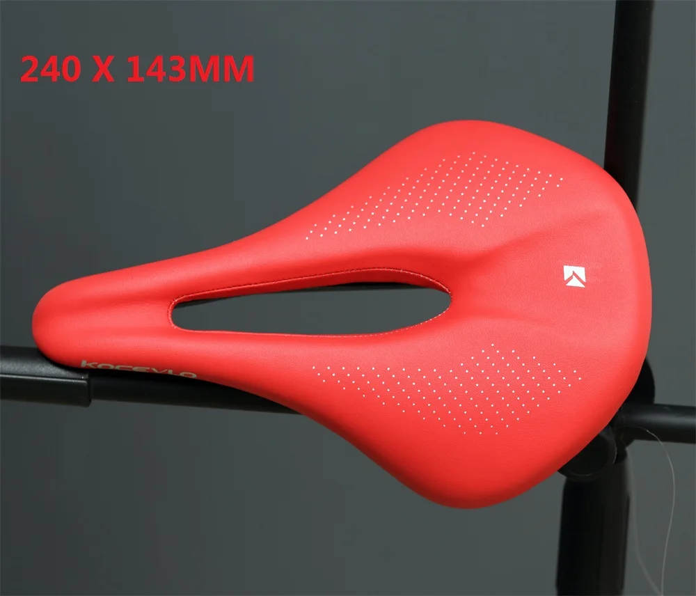 Kocevlo-Carbon Fiber Road Bicycle Seat Cushion, Mountain Bike Seat Bag, Ultra-li