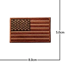  American Flag USA Embroidery Hook and Loop Armband Military Tactics Badge Backpack DIY Decoration Sticker Flag Badge 3D Tactical 