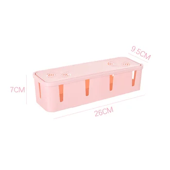 Pink Cable Management Box