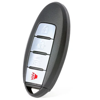 Keyforkess 433.92MHz 4A Chip S180144204 Buttons Keyless-go Smart Remote Key Fob 4 pulsanti per Infiniti Q50 Q60 2016 2017 2018 - KEYECU 433 92MHz 4A Chip S180144204 Buttons Keyless go Smart Remote Key Fob 4 pulsanti