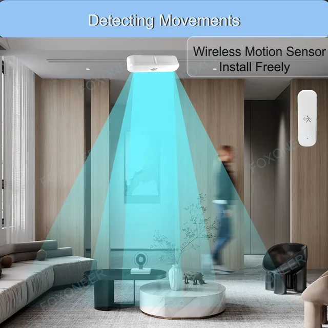 ZigBee 3.0 Human Motion Sensor Tuya 10G Mmwave Radar Temperature Humidity Sensor Security Burglar Works With Home Assistant 2