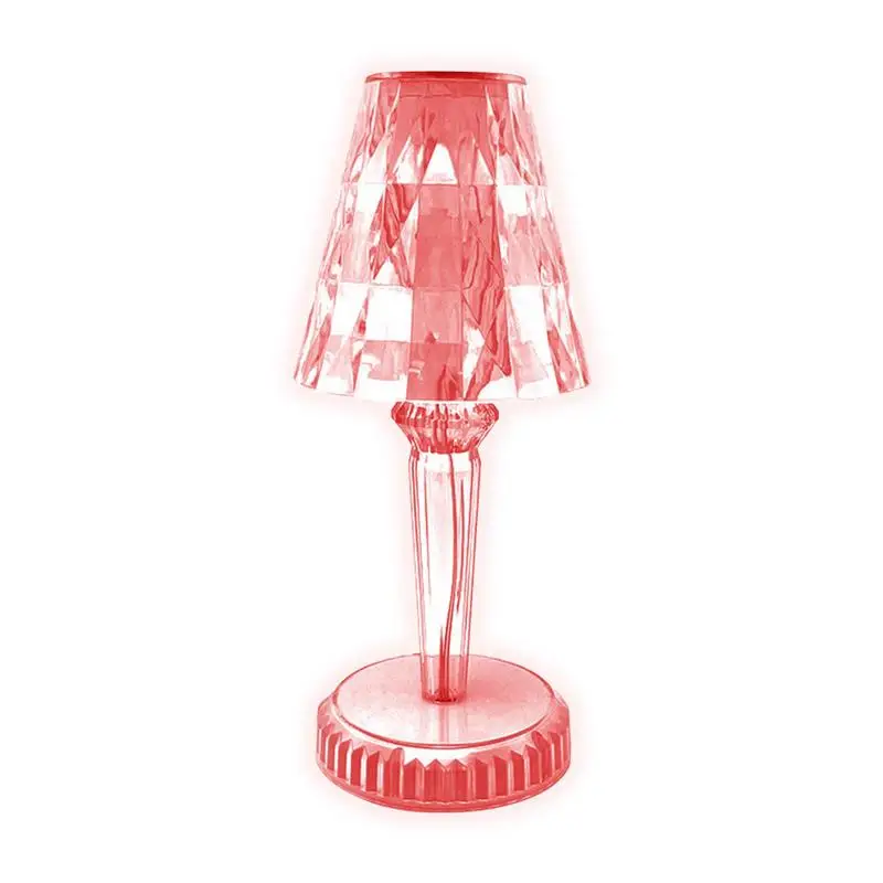 

LED Crystal Table Lamp USB Touch Night Light 5 Color RGB Rechargeable Remote Control Atmosphere Party Gift