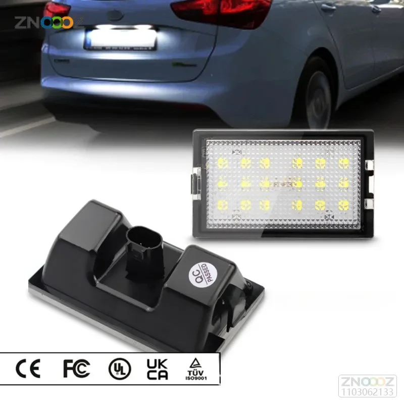 2 Luci Targa Pc Led Lampada Targa Posteriore Per Land Rover Discovery 3 05-09 Discovery 4 Freelander 2 Range Rover Sport