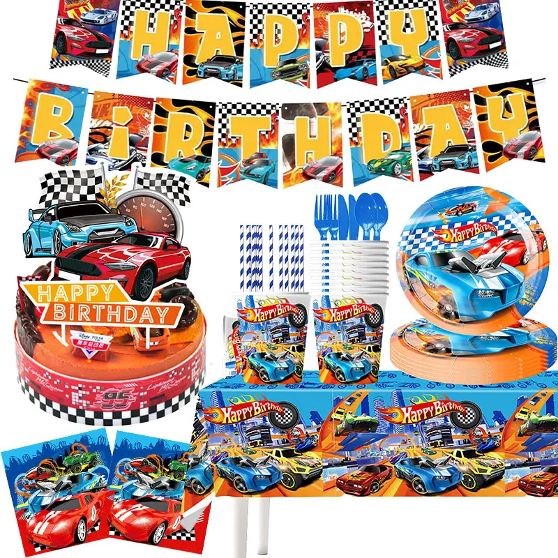 hot-wheels-decora-es-de-festa-de-anivers-rio-pratos-tem-ticos-de-carro