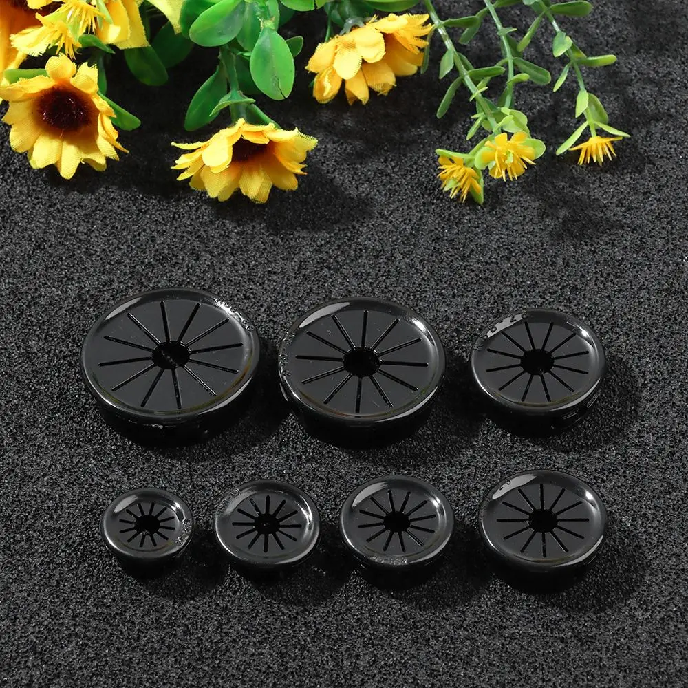 10pcs/set Practical Buckle Line Organizer Office Computer Grommet Wire Hole Cover Line Box Desk Table Cable Fastener
