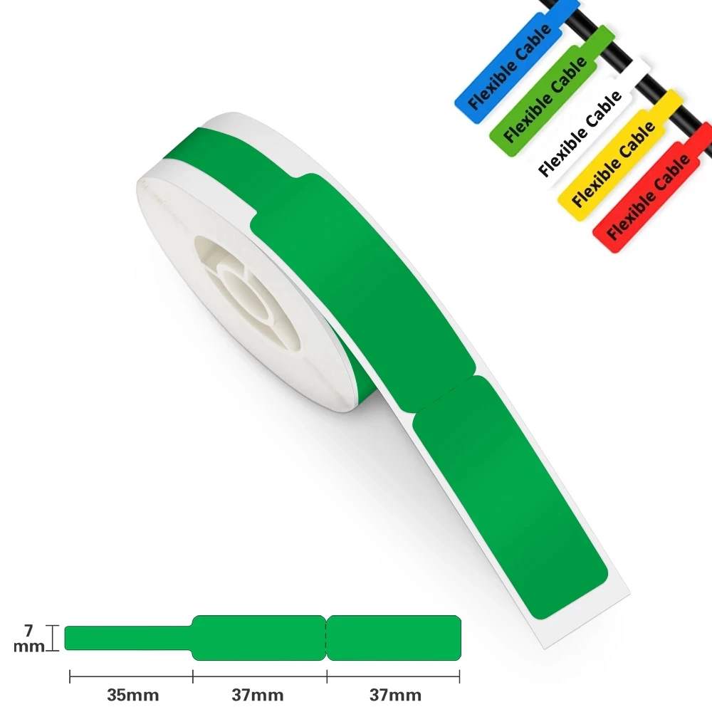 Mini Label Printer Paper Printing Label Waterproof Anti Oil Cable Label