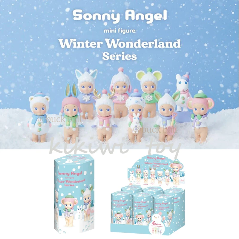 

Новинка, детский зимний ангел, серия чудес, Аниме фигурки, игрушки, милый сюрприз, угадай, специальная коробка, рождественские подарки для детей