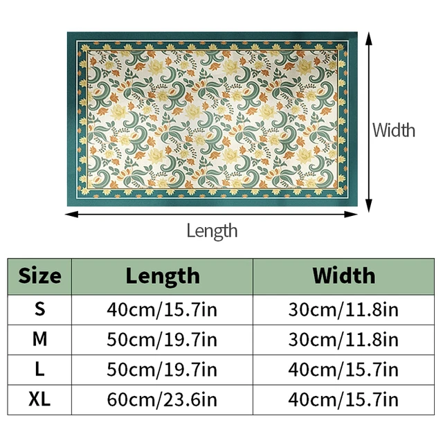 2 Tappetini Asciugapiatti Super Assorbenti - Per Lavello, Macchina Caff&egrave;, Antiscivolo, 30x40cm E 40x60cm