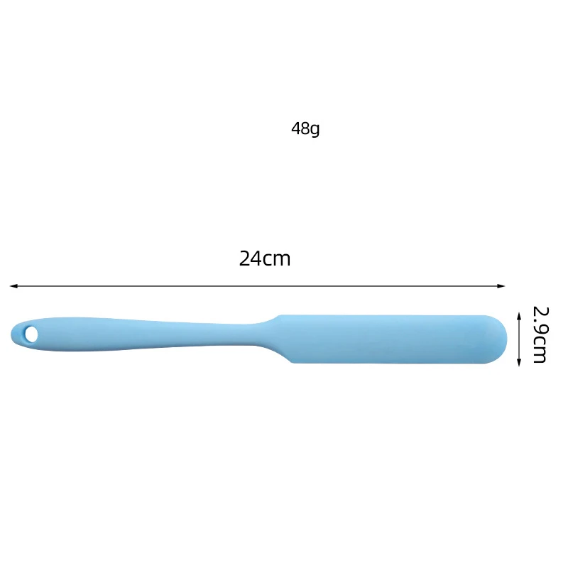 Silicone Long Scraper Spatula Knife 2