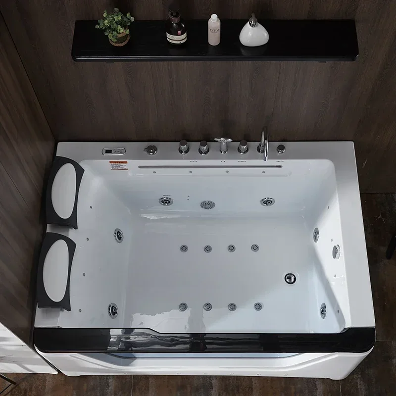 Freestanding Acrylic Massage Bathtub 6