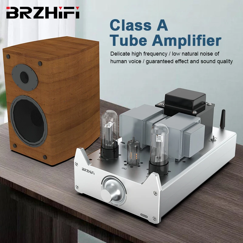 

Односторонний трубчатый усилитель BREEZE Audio A20B класса А, Hi-Fi аудиофил класса 6N3C 6L6 EL34, звуковой усилитель 80 Вт × 2 для домашнего кинотеатра