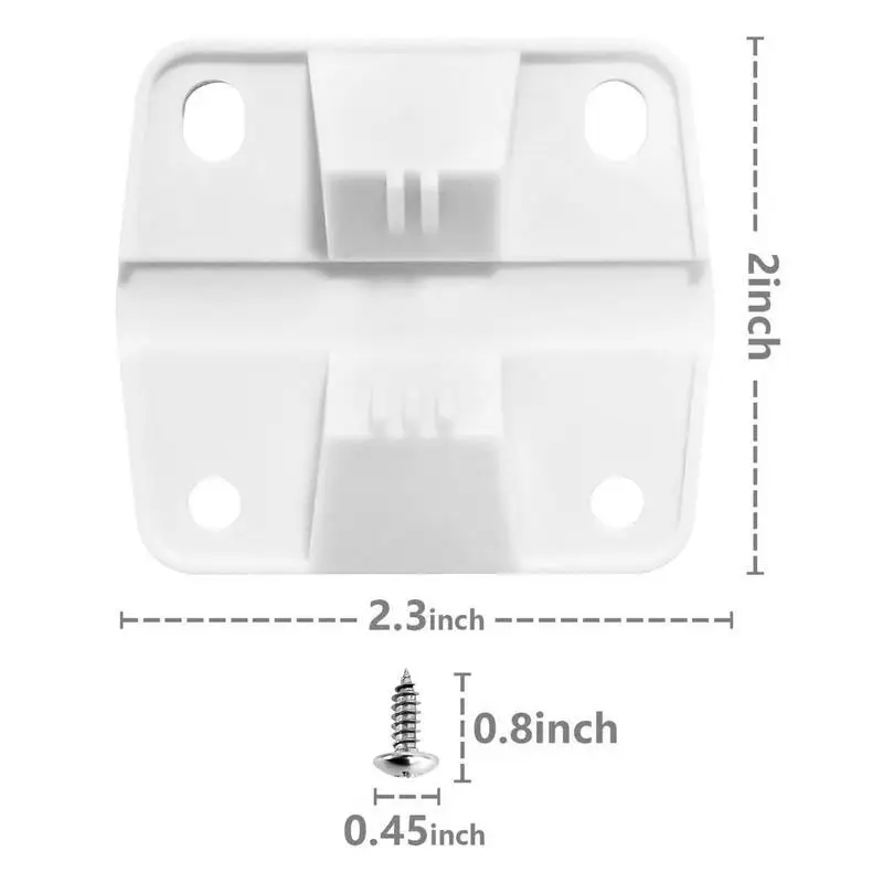 4pcs Coolers Replacement Hinges Hinges Set For Colemans Coolers Hinges Kit With Screws Freezer Refrigerator Cover Repair Parts