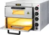 Commercial Pizza Oven Countertop 14" Double Deck Layer 110V 1800W Stainless Steel Silver 19"D x 22"W x 15"H 1