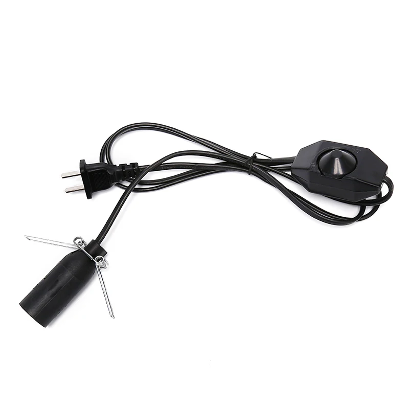 Himalayan Salt Lamp Cord with Dimmer Switch E14 Lamp Base Hanglamp Holder Light Bulbs Socket EU Plug 1.5m Power Cord Cable Black lamp holder lamp bulb holder lamp base