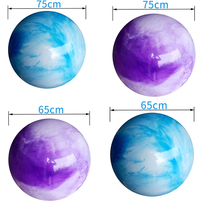 Cloud Yoga Balls Extra Thick Fitness Gym Balance Ball Explosion Proof Heavy Duty Exercise Ball With Pump For Office Home Gym-N56