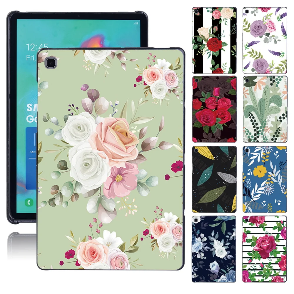 

For Samsung Galaxy Tab A7 10.4 T500 Case Cover with Pencil Holder for Galaxy Tab S6 Lite P610 S5e T720 for A 9.7 T550 Back Hard