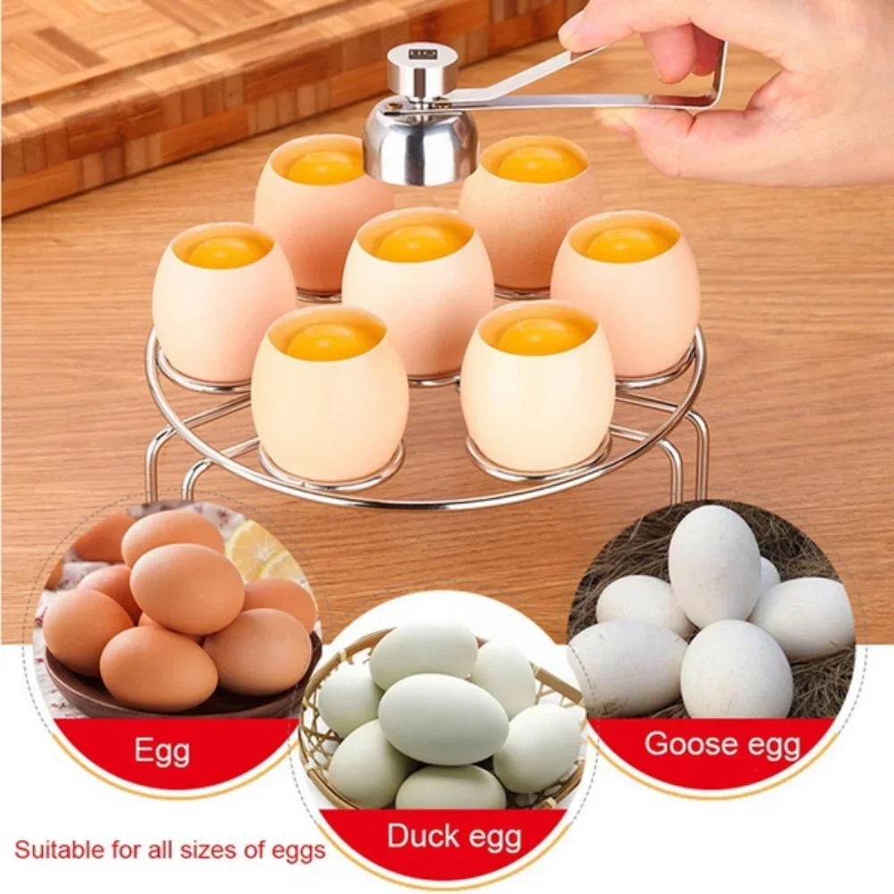 Egg Shell Opener Stainless Steel Egg Cracker Top Cutter
