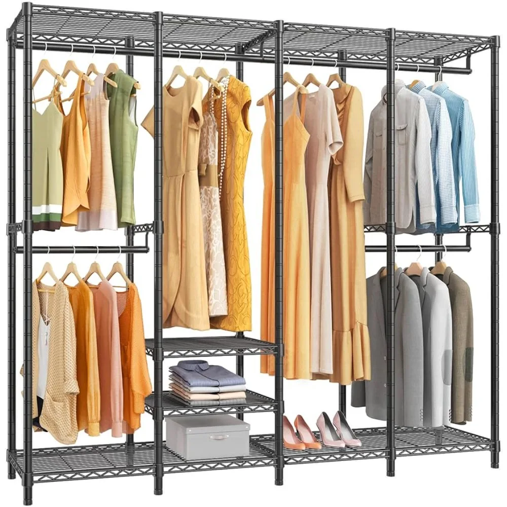 

VIPEK V40 Wire Garment Rack Heavy Duty Clothes Rack for Hanging Clothes, Bedroom Clothing Rack Freestanding Closet Wardrobe Rack