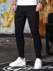 Man Pants Retro Washing Zipper Stretch Jeans Casual Slim Fit Trousers Male Plus Size Pencil Pants Denim Skinny Jeans for Men 4