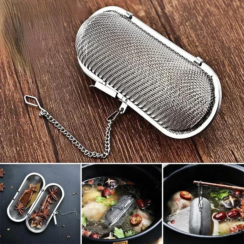 Creative Stainless Steel Mesh Tea Infuser Reusable Cup Strainer Loose Leaf Spice Filter for Teapots Mugs Cup to Steep Tea Coffee