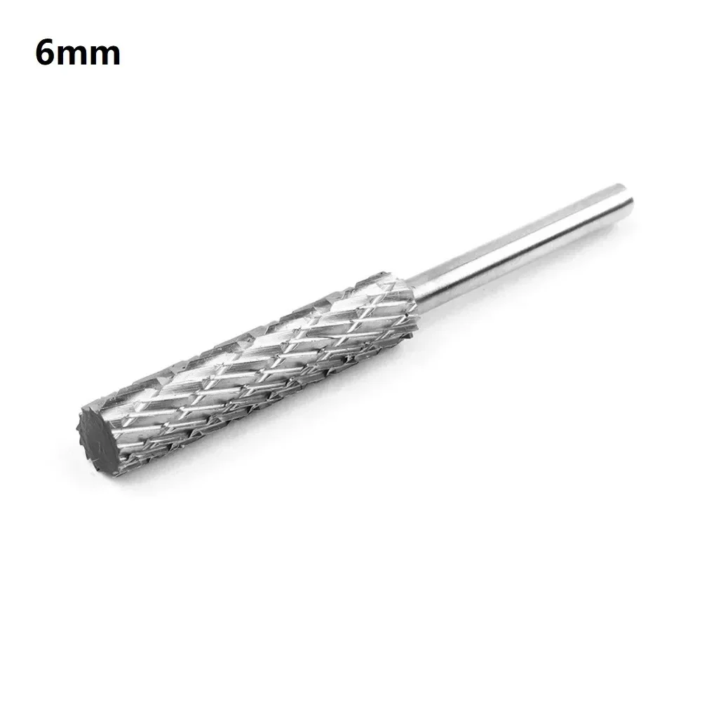 High Speed Steel Rotary File Double Cut Burr Drill Bit Grinding Head Burr Milling Cutter Drill Bits Metal Finishing Tools rotary file rotary burr rotary cutter bit grinding head