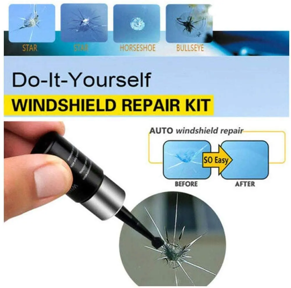 Windshield Scratch Repair Car Tool DIY Window Crack Free Resin Adhesive  Three Piece Set Removal Care Agent Accessories Support - AliExpress