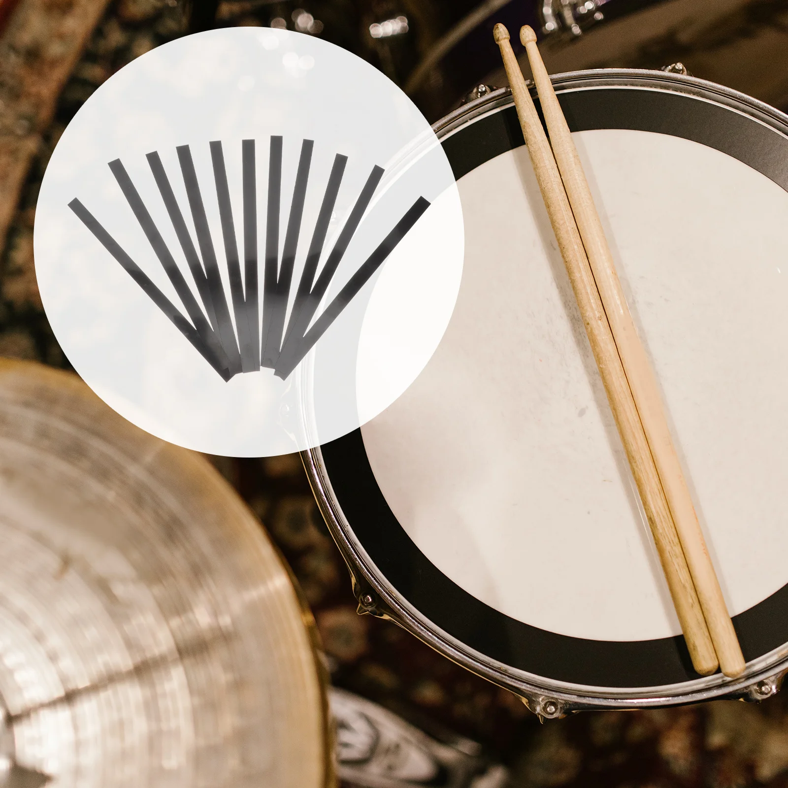 20 Pcs Snare Drum Accessories Wire Mounting Tools Belt Installation Pet Steel Ribbon