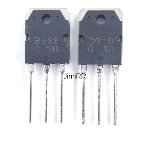 

(10 пар) KTB688 + k718 TO-3P B688 + D718 аудио усилитель, соединительная трубка, новая и оригинальная